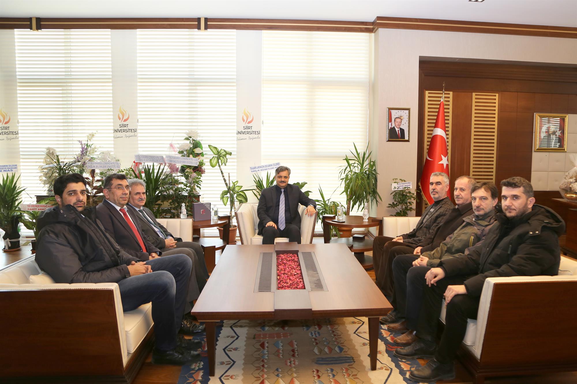 Davet ve Kardeşlik Vakfından Rektörümüz Prof. Dr. Nihat Şındak’a Hayırlı Olsun Ziyareti